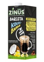 ТМ «ZINUS BARISTA» ореховое молоко, Банановое на кокосовом 2% ,12 шт *1 л