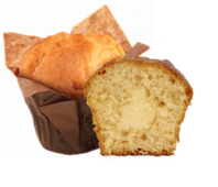 Маффин с ванильной начинкой, 20шт*90гр 