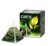 Чай зелёный листовой CURTIS GREEN TEA в пирамидке 300 штук*1,7 гр									 Чай зелёный листовой CURTIS GREEN TEA в пирамидке 300 штук*1,7 гр