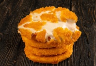 Сырная котлета в панировке "Вкусная", полуфабрикат из сыра замороженный 10упак*1,2кг