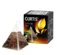 Чай черный листовой CURTIS CEYLON TEA в пирамидке 300 штук*1,7 гр									 Чай черный листовой CURTIS CEYLON TEA в пирамидке 300 штук*1,7 гр