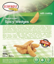 Картофельные дольки со специями Ecofrost 10упак*1кг Бельгия Халяль						