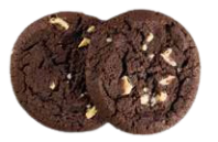 Печенье «Кукис Шоколадный с белой шоколадной глазурью» 34шт*70гр