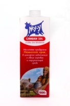 Сливки для взбивания 33% Му-у, 12 штук*1000 гр