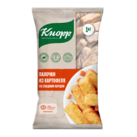 Картофельные палочки со сладким перцем, 8упак*1кг (KNORR)