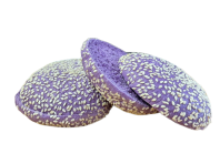 Булочка для гамбургера фиолетовая с кунжутом 100 мм 45шт*55г