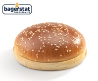 Булочка Глейз с кунжутом 100мм , 48шт*52 гр.(арт. 221582)																	