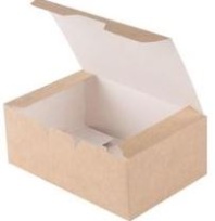 Коробка на вынос 150*91*70 КРАФТ 1кор*200 шт