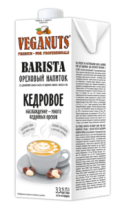 ТМ «VEGANUTS BARISTA» ореховое молоко ,Кедровое 3,3% ,12 шт*1л